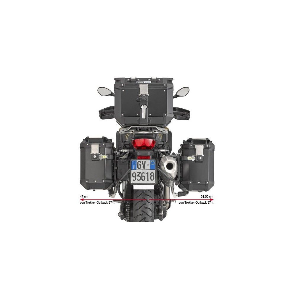 Givi Pl Cam Support Valises Lat Rales Trekker Outback Monokey Cam