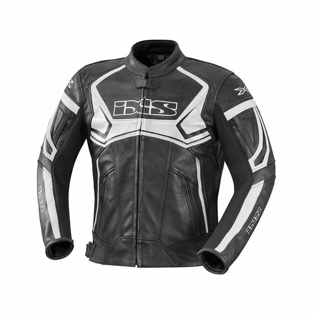 Segura Blouson Moto Scooter Devon Cuir Homme Toutes Saisons Scb Blanc