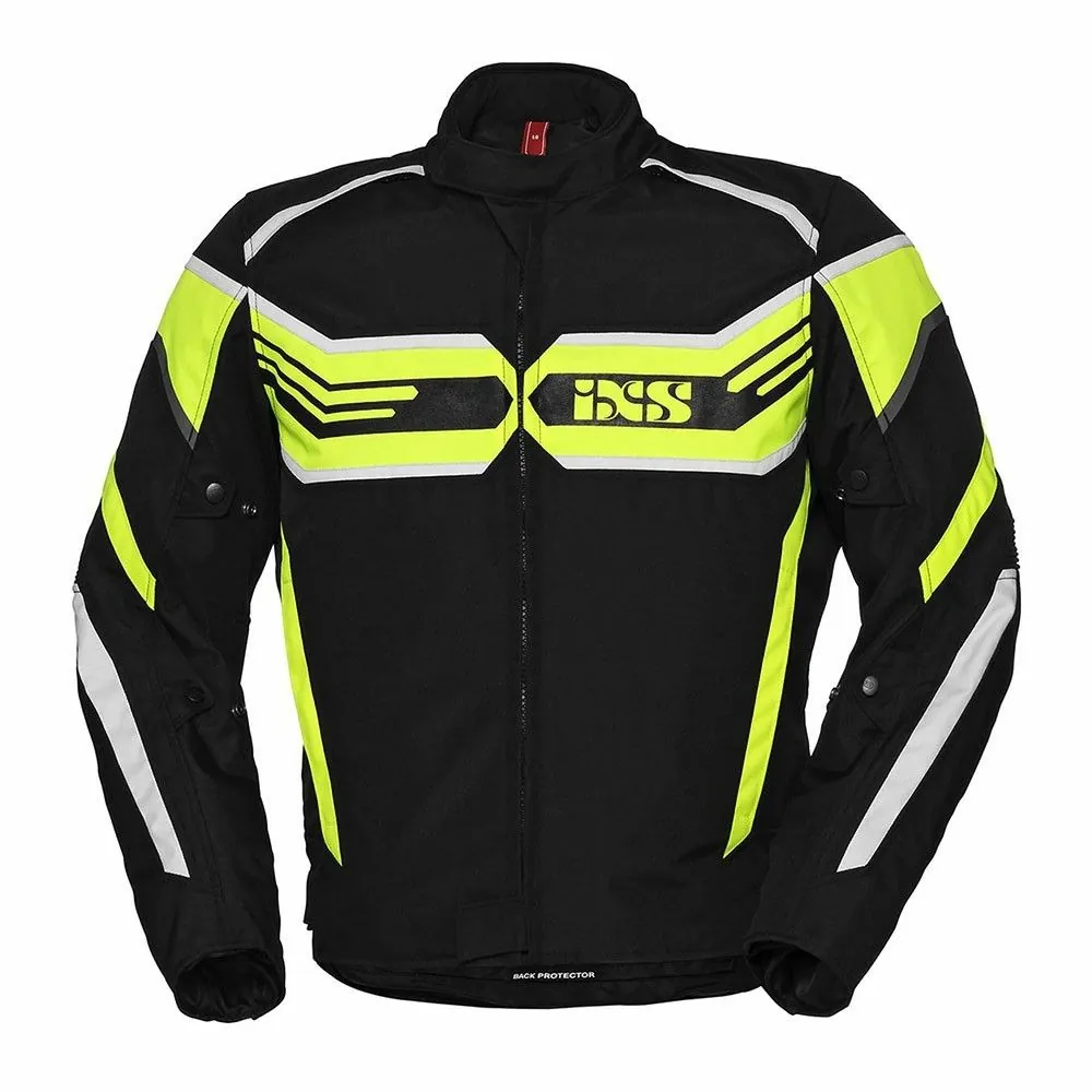 IXS blouson moto RS400 ST textile homme toutes saisons étanche noir