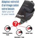 BAGSTER sacoche de réservoir sur tapis ou magnétique MODULO TANK extensible 13 à 17L - XSR090