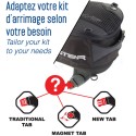 BAGSTER sacoche de réservoir sur tapis ou magnétique TRAVEL EVO extensible 24 à 31L - XSR120