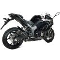 IXRACE KAWASAKI Z1000 SX 2013 2019 M9 BLACK 2 silencers left + right WK7674/75SB CE approved