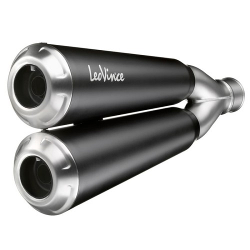 LEOVINCE Yamaha XSR 700 2016 2020 GP DUALS full system silencer double exhaust matt black 15109K