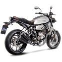 LEOVINCE Yamaha XSR 700 / 2016 2020 ligne complète GP DUALS pot d'échappement double sortie hom EURO 4 noir mat 15109K