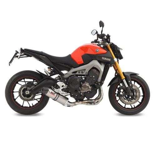 MIVV Yamaha MT09 2013 2017 ligne complète OVAL carbone pot d'échappement homologué CE