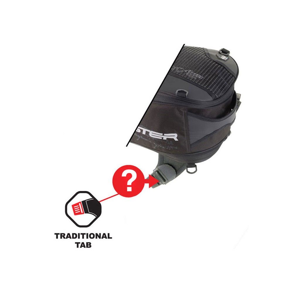 BAGSTER base universelle TAB TRADITIONNEL pour fixation sacoche réservoir moto - XAC210