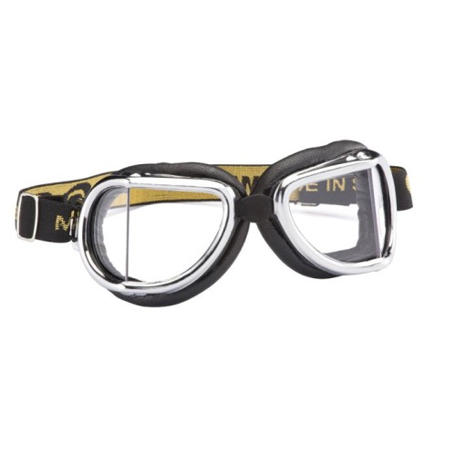 CHAFT paire de lunettes AVIATEUR universelle CLIMAX 501 pour casque jet rétro moto scooter LU07