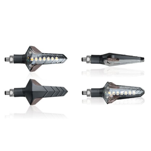 CHAFT pair of universal sequential led WAPON indicators CE approved for motorcycle