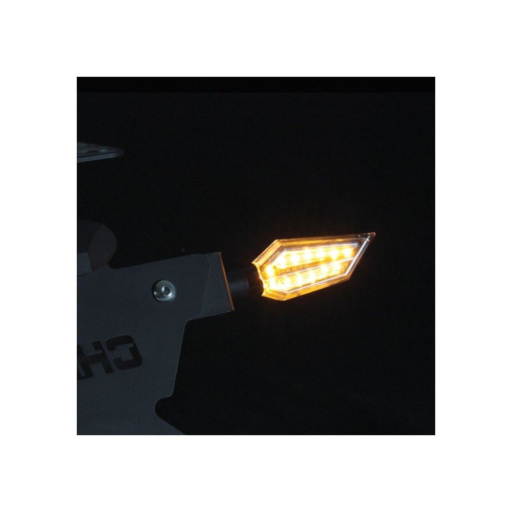 CHAFT paire de clignotants moto universels RETURN à led séquentiels HOMOLOGUE CE