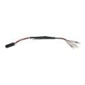 Pair of fast 3 wires connections + resistance for ERMAX CHAFT indicators Honda Yamaha Suzuki motorcycle