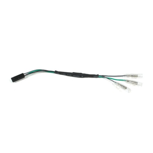 Pair of fast 3 wires connections + resistance for ERMAX CHAFT indicators Honda Yamaha Suzuki motorcycle