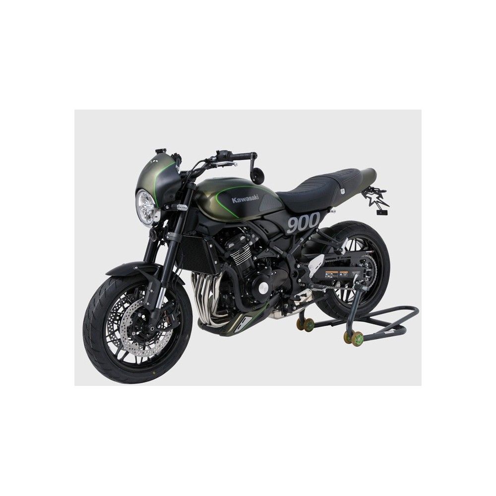 ERMAX Kawasaki Z900 RS 2018 2019 2020 2021 garde boue AR lèche roue PEINT + carter de chaine alu