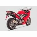 AKRAPOVIC Honda VFR 800 F 2017 2020 pot d'échappement en TITANE homologué EURO 4 SLIP-ON 1811-3424