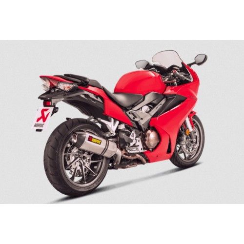 AKRAPOVIC Honda VFR 800 F 2017 2020 pot d'échappement en TITANE homologué EURO 4 SLIP-ON 1811-3424