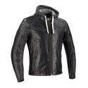 SEGURA motorcycle DORIAN vintage all seasons man leather jacket black SCB1350