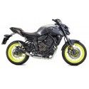 IXRACE YAMAHA MT07 2014 2020 ligne complète d'échappement pot MK2 BLACK AY9262SB homologué EURO 4