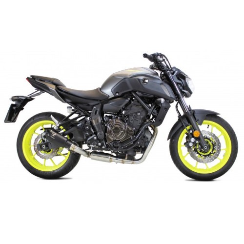 IXRACE YAMAHA MT07 2014 2020 MK2 BLACK complete silencer AY9262SB EURO 4 approved
