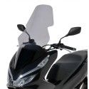 ermax honda PCX 125 150 ABS 2018 2019 2020 pare brise haute protection TOURING HP hauteur 85cm avec protèges-mains