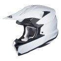 HJC casque moto cross enduro quad i50 blanc métal