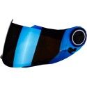 SCORPION BLUE MIRROR shield for EXO-490 full face helmet - ref 52-520-70