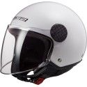 LS2 OF558 SPHERE LUX SOLID jet helmet motorcycle scooter gloss white