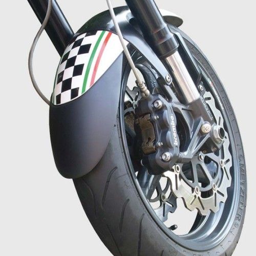 ermax kawasaki Z900 RS 2018 2019 2020 2021 extension of FRONT mudguard black