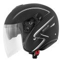 GIVI casque jet moto scooter FIBRE 20.9 GLIESE noir mat