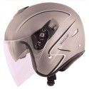 GIVI casque jet moto scooter FIBRE 20.9 GLIESE titane mat