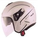 GIVI casque jet moto scooter FIBRE 20.9 GLIESE gris mat