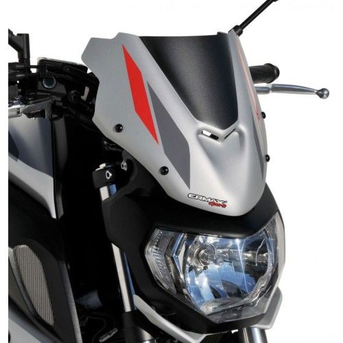 ermax yamaha MT07 2018 2019 2020 tête de fourche saute vent peint 1 couleur bicolore ou tricolore