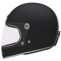 NOX motorcycle scooter vintage FIBER integral helmet REVENGE matt black