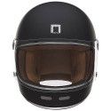 NOX motorcycle scooter vintage FIBER integral helmet REVENGE matt black