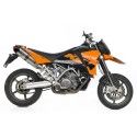 LEOVINCE KTM 950 SUPERMOTO / 990 SM / R / 2005 2012  LV ONE EvoII INOX paire de pots d'échappement NON HOM 8414E