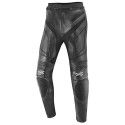 IXS SNIPE man RACING summer winter leather pants black-white PROMO