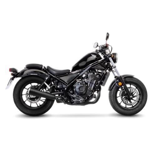 LEOVINCE Honda CMX 500 REBEL 2017 2019 CLASSIC RACER BLACK pot d'échappement vintage hom EURO 4 15006B