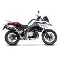 LEOVINCE BMW F750 GS / F850 GS / 2018 2022 NERO BLACK EVO II exhaust EURO 4 14055