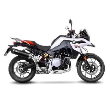 LEOVINCE BMW F750 GS / F850 GS / 2018 2022 NERO BLACK EVO II pot d'échappement Hom EURO 4 14055