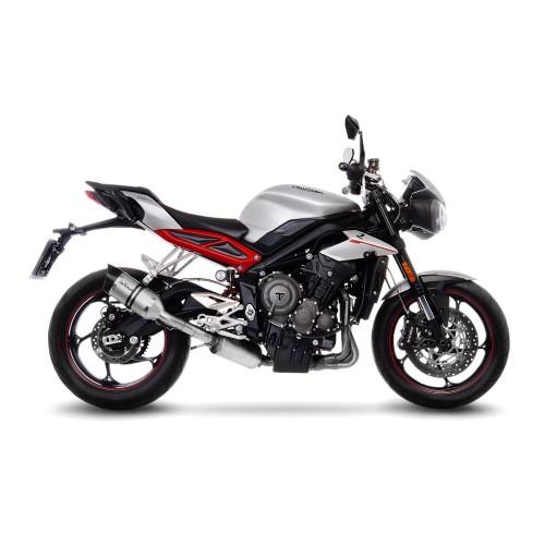 LEOVINCE Triumph 765 STREET TRIPLE /  R / RS / S / 2017 2022 LV PRO pot d'échappement inox hom EURO 4 14286E