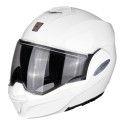 SCORPION casque intégral modulable EXO-TECH EVO SOLID Blanc métal