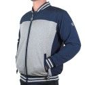 HARISSON motorcycle TEDDY BEAR sportswear man sweat urban jacket blue-grey