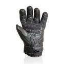 CHAFT PRIDE man summer vintage motorcycle scooter leather gloves EPI black