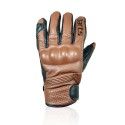 CHAFT gants PRIDE cuir vintage moto scooter été homme EPI marron