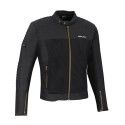 SEGURA blouson moto OSKAR textile homme été noir STB860