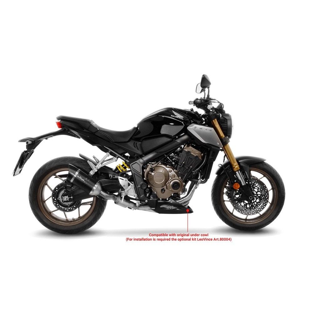 LEOVINCE HONDA CB650 / R  / 2019 2022 LV PRO RACING CARBON NOT APPROVED full silencer 14301E