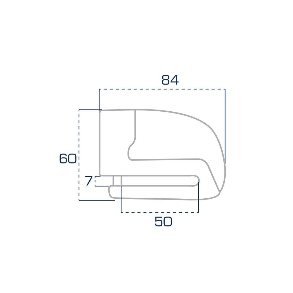 CHAFT block disk security with alarm motorcycle scooter FR6 - AV173