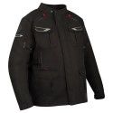 BERING motorcycle CARLOS all seasons man textile waterproof jacket king size black BTV590