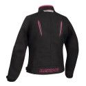 BERING motorcycle KID LADY MERYLL all seasons textile jacket black-fushia BTB1010