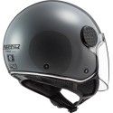 LS2 casque jet moto scooter OF558 SPHERE LUX SOLID gris nardo brillant