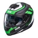 IXS casque moto intégral HX215 2.0 noir-vert mat