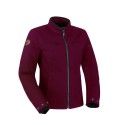 SEGURA LADY GARRISSON all seasons woman textile waterproof jacket navy burgundy STB951